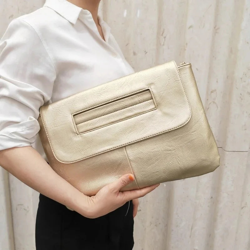 Sac bandoulière pochette femme en cuir et PU A-B-C-D-E-F-G-H-ShopGET® 