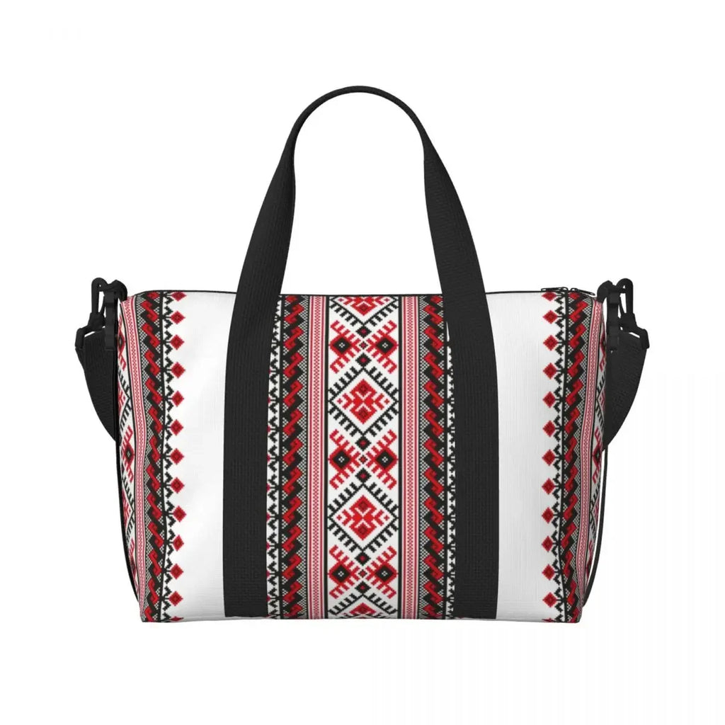 Sac cabas bohémien rouge - ShopGET®