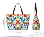 Sac Cabas Mexican Flower - ShopGET®