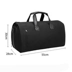 Grand sac weekend à bandoulière Gris-Noir-Gris Sombre-ShopGET® 