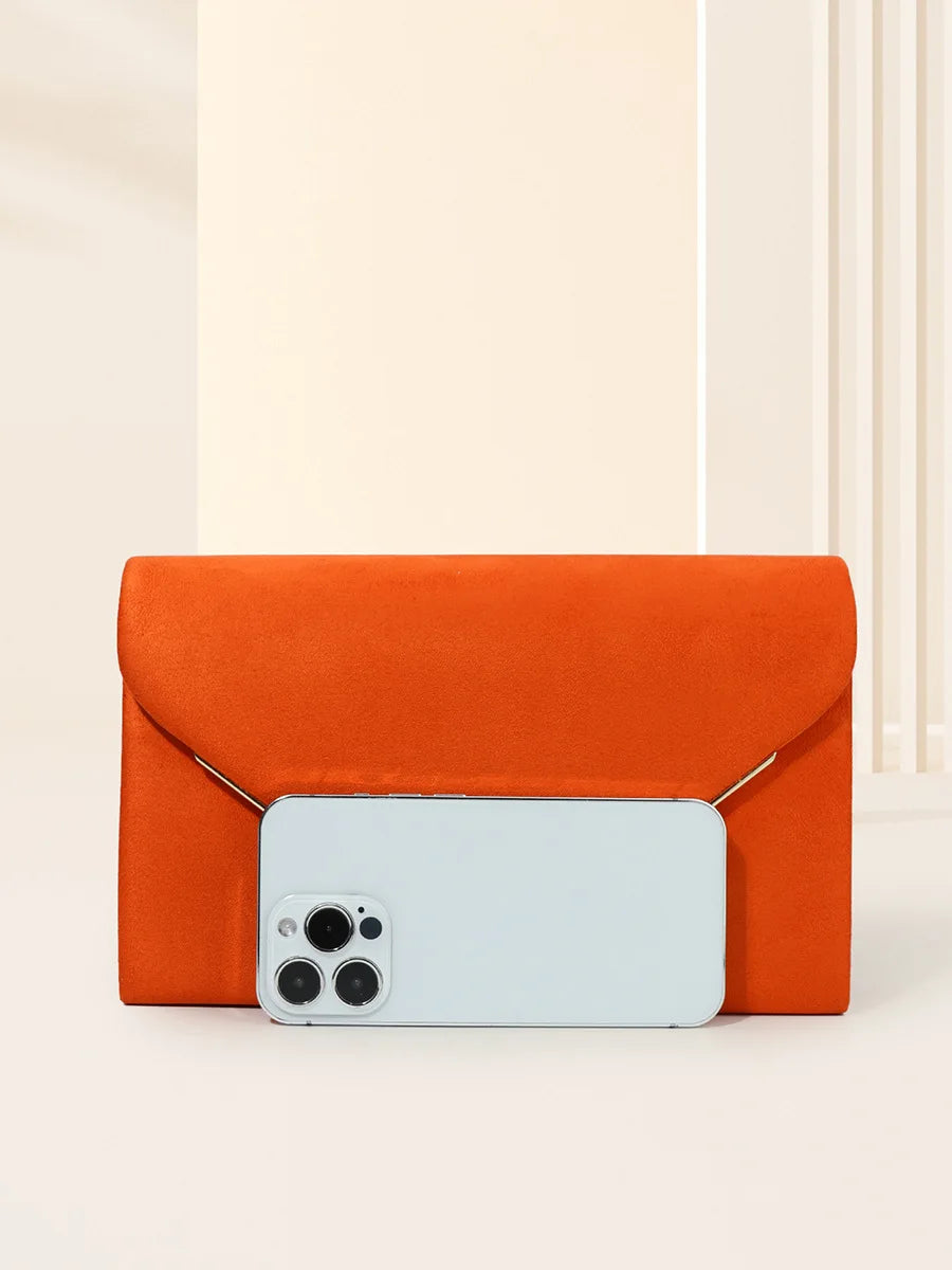 Pochette femme orange Rouge A-Rouge B-Noir-Beige-orange-ShopGET® 