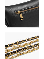 Sac banane en cuir marron authentique