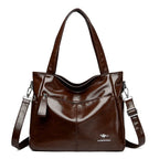 Sac cabas noir Leather kangourou à bandoulière Kaki-Gris-Noir-Bleu-Vert-Gris SB-Burgundy-Noir SB-Burgundy SB-Beige-Marron-ShopGET® 