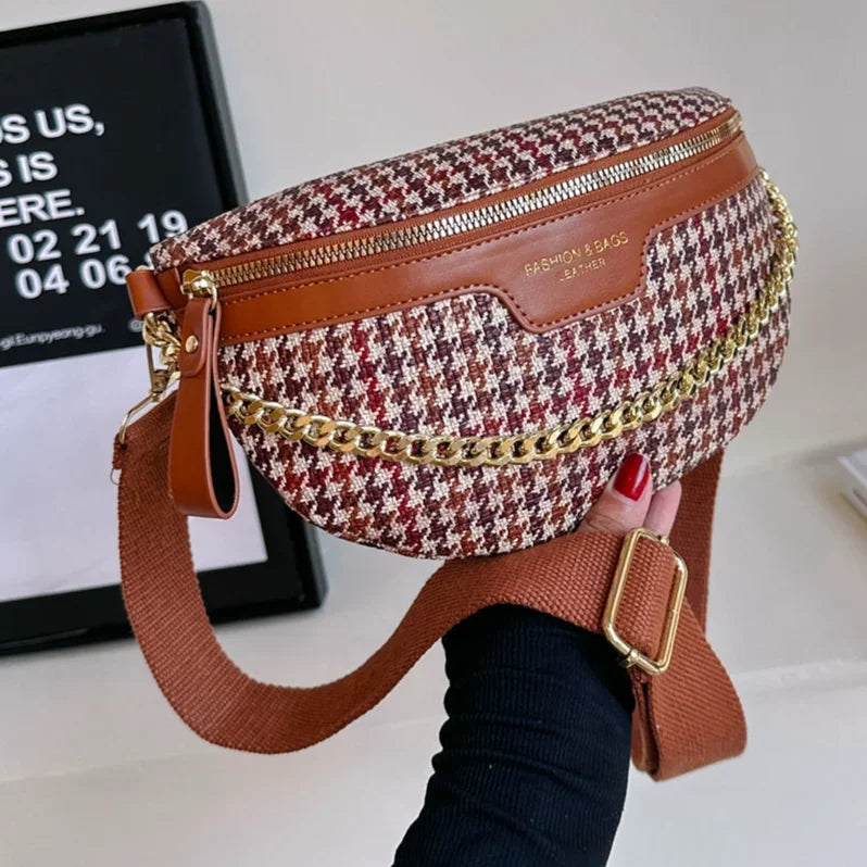 sac banane femme tendance grand capacité à chaine