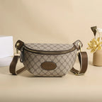 Sac banane femme chic déco géométrique & lettre