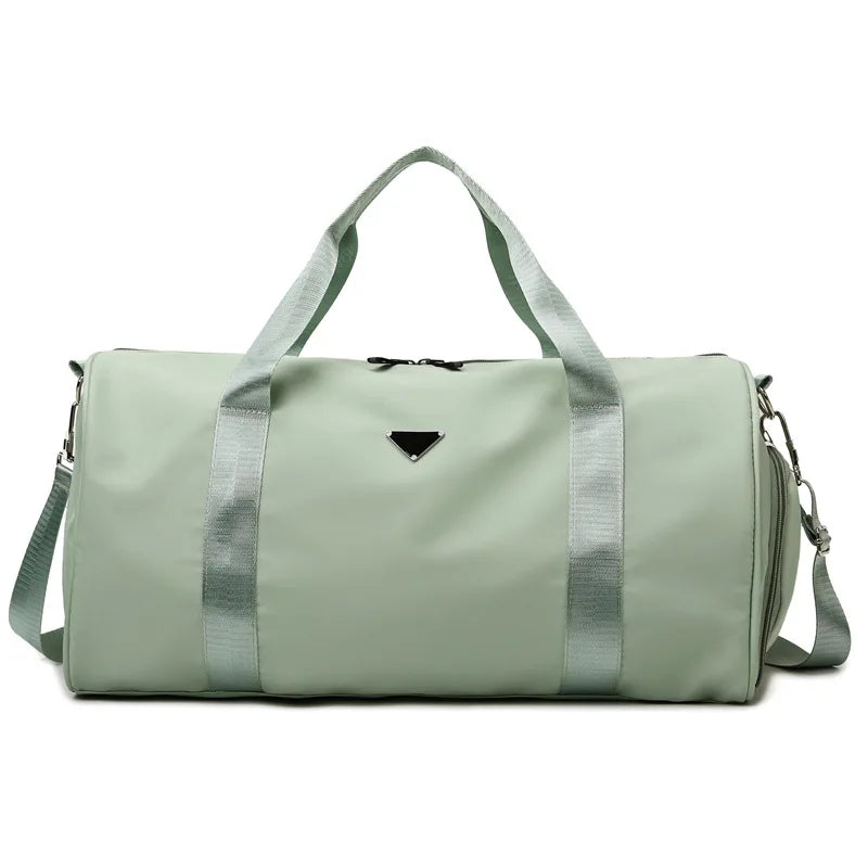 Sac polochon souple et simple Bleu-Lavender-Rose-Vert-Noir-Gris-ShopGET® 