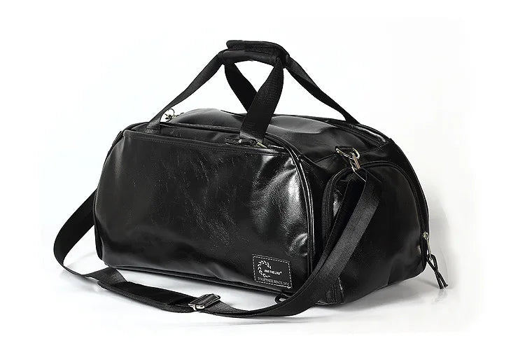 Sac polochon messenger Vert-Noir-ShopGET® 