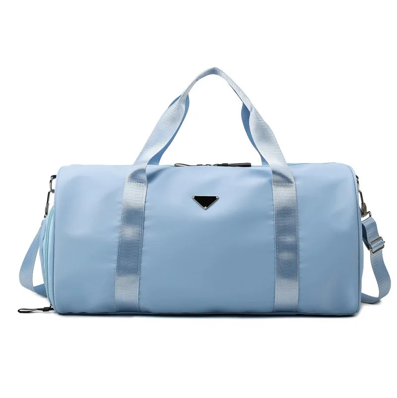 Sac polochon souple et simple Bleu-Lavender-Rose-Vert-Noir-Gris-ShopGET® 