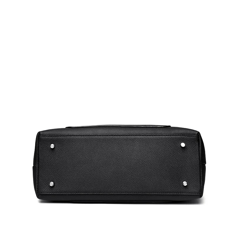 Sac cabas noir Guislaine Gris / 34cm 14cm 27cm-Noir / 34cm 14cm 27cm-Bleu / 34cm 14cm 27cm-ShopGET® 