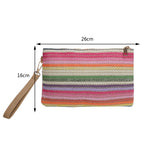Pochette femme colorée A / 26 x 16 cm-B / 26 x 16 cm-C / 26 x 16 cm-D / 26 x 16 cm-E / 26 x 16 cm-F / 26 x 16 cm-G / 26 x 16 cm-ShopGET® 