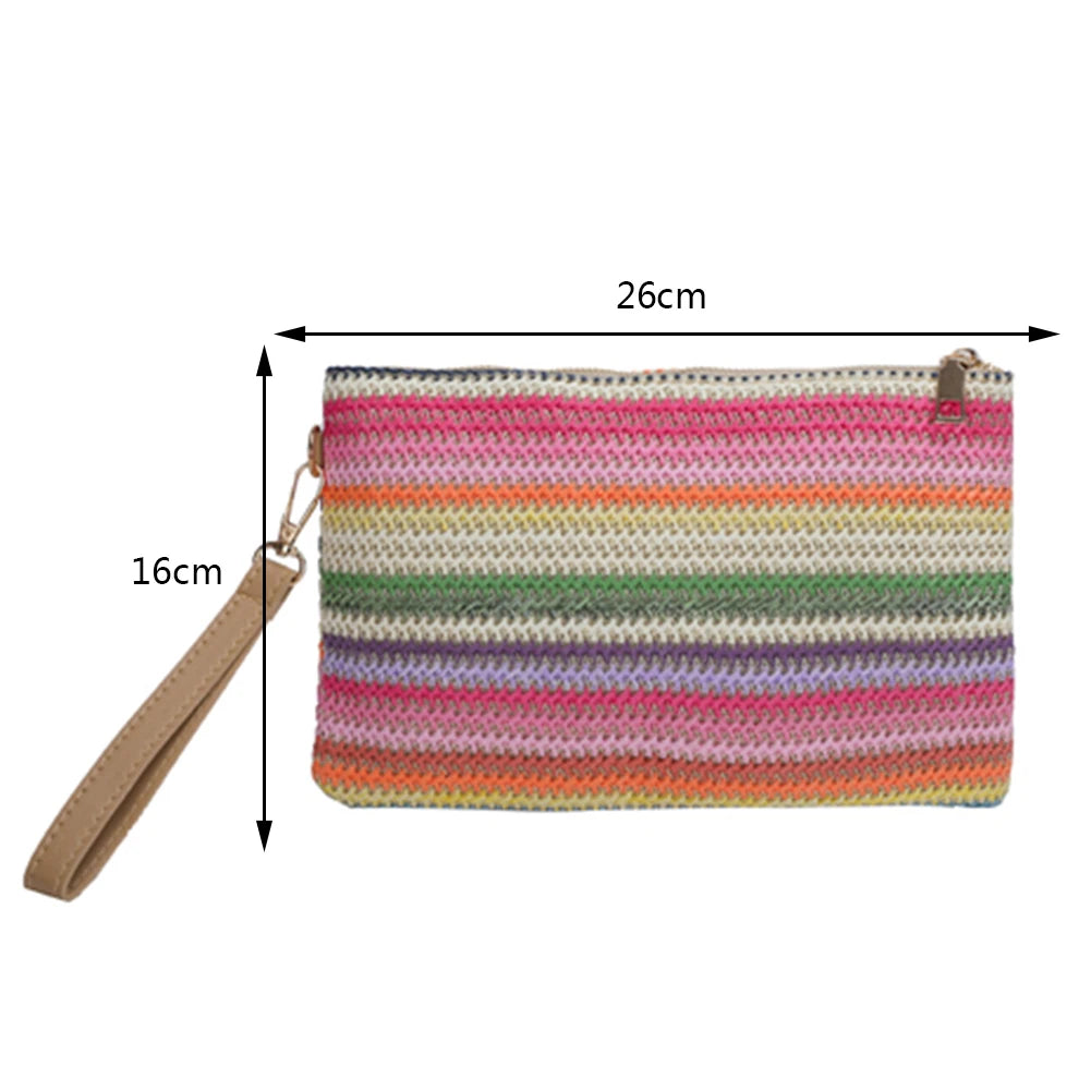 Pochette femme colorée A / 26 x 16 cm-B / 26 x 16 cm-C / 26 x 16 cm-D / 26 x 16 cm-E / 26 x 16 cm-F / 26 x 16 cm-G / 26 x 16 cm-ShopGET® 