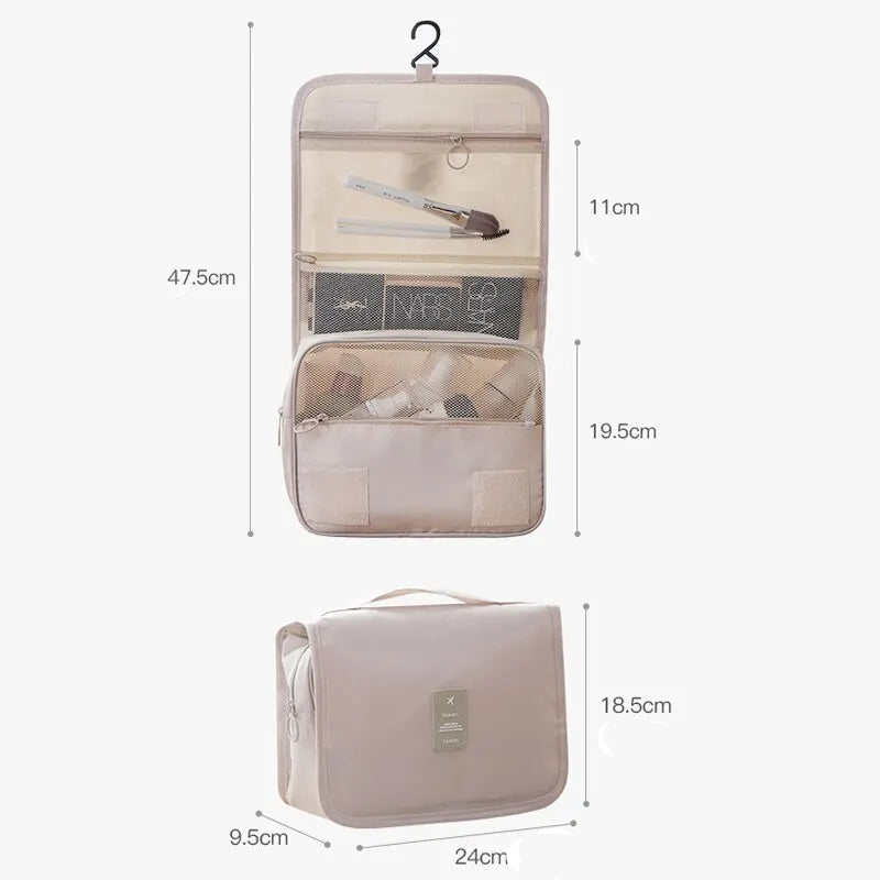 Trousse de toilette pliable à suspendre femme - ShopGET®