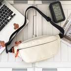 Sac banane blanc en tissu pour homme - ShopGET®