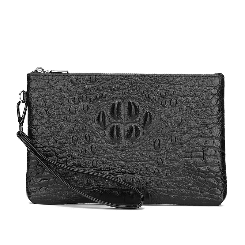 Pochette homme plat en cuir de haut qualité A / 24cm x 16cm x 2cm-B / 24cm x 16cm x 2cm-C / 24cm x 16cm x 2cm-D / 24cm x 16cm x 2cm-ShopGET® 