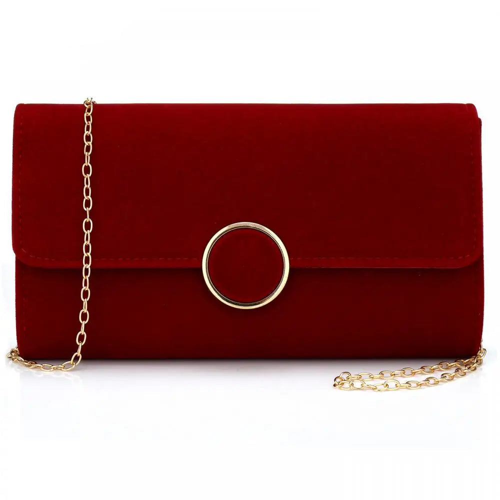 Pochette femme Bordeau Noir / 23 cm x 13 cm-Rouge / 23 cm x 13 cm-ShopGET® 