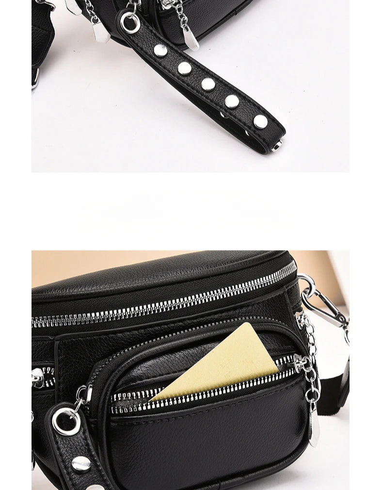 sac banane femme tendance à bandoulière solide