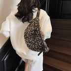 Sac banane léopard grande taille