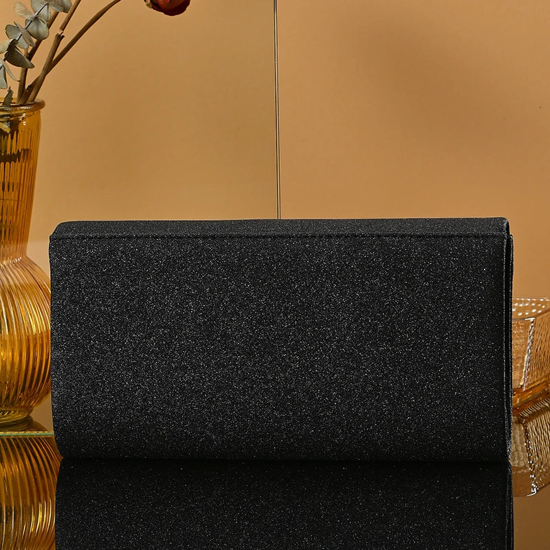 Pochette femme luxe de soirée Blanc-Dorée-Noir-Argent-ShopGET® 