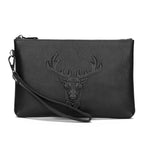 Pochette homme plat en cuir de haut qualité A / 24cm x 16cm x 2cm-B / 24cm x 16cm x 2cm-C / 24cm x 16cm x 2cm-D / 24cm x 16cm x 2cm-ShopGET® 
