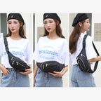 Sac banane femme en tissu solide - ShopGET®