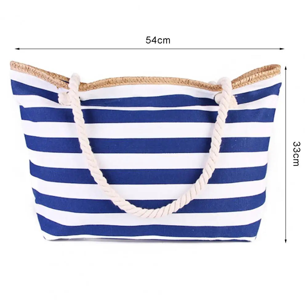 Cabas sac canvas Noir-Rose-Bleu-ShopGET® 