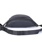 Sac banane en cuir multipoche homme