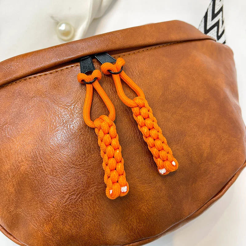 Sac banane en cuir souple original