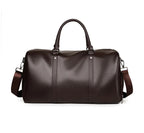 Sac weekend homme cuir marron Marron-Noir-ShopGET® 