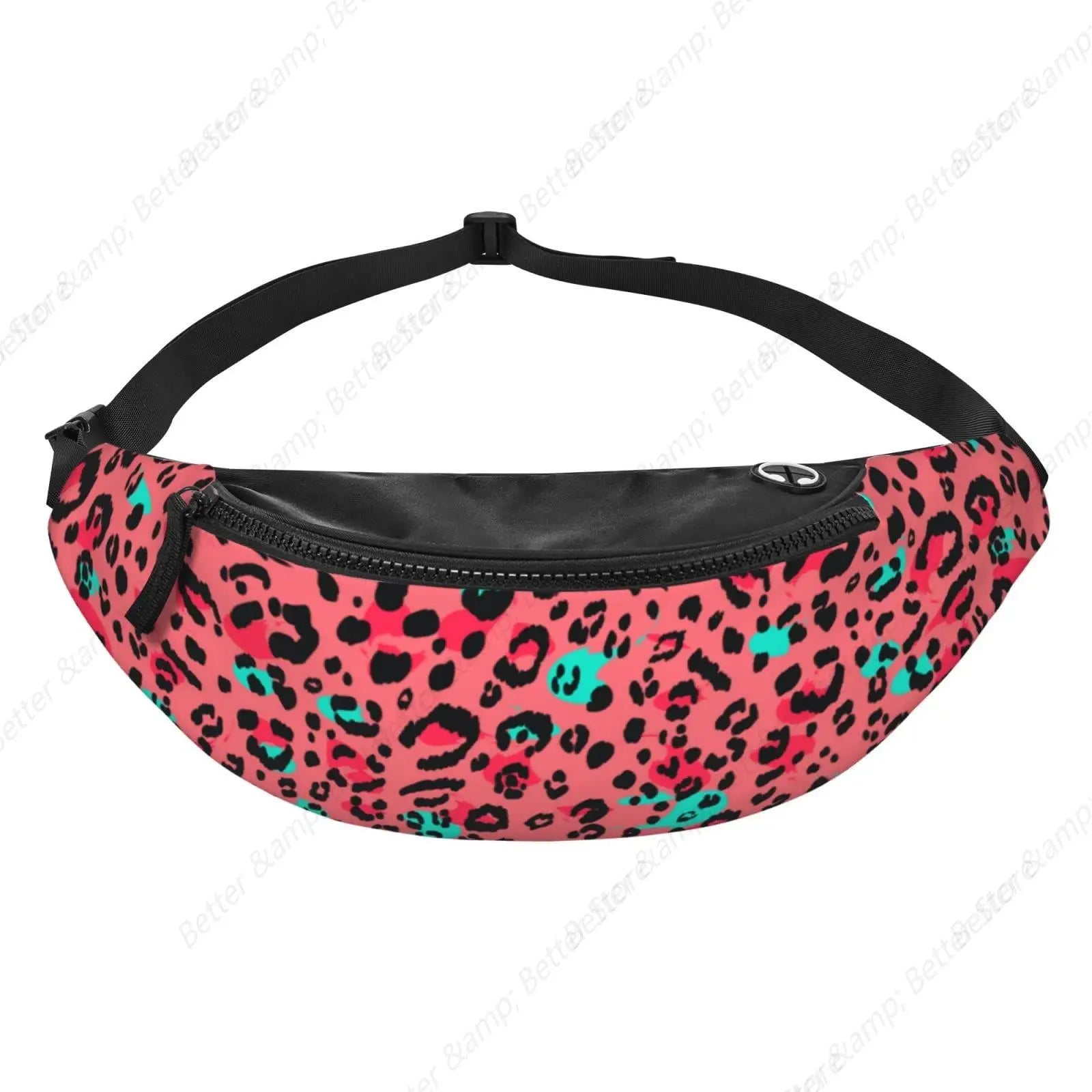 Sac banane léopard multicolore homme et femme