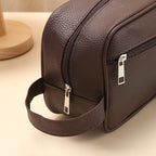 Trousse de toilette voyage en cuir - ShopGET®