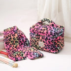 Trousse de toilette voyage léopard rose - ShopGET®