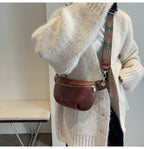 Sac banane en cuir artificiel femme