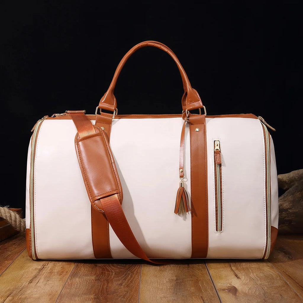 Sac weekend femme de voyage luxueux et pliable Noir A / OFFERTE-Bleu / OFFERTE-Noir / OFFERTE-Beige / OFFERTE-Rose / OFFERTE-ShopGET® 