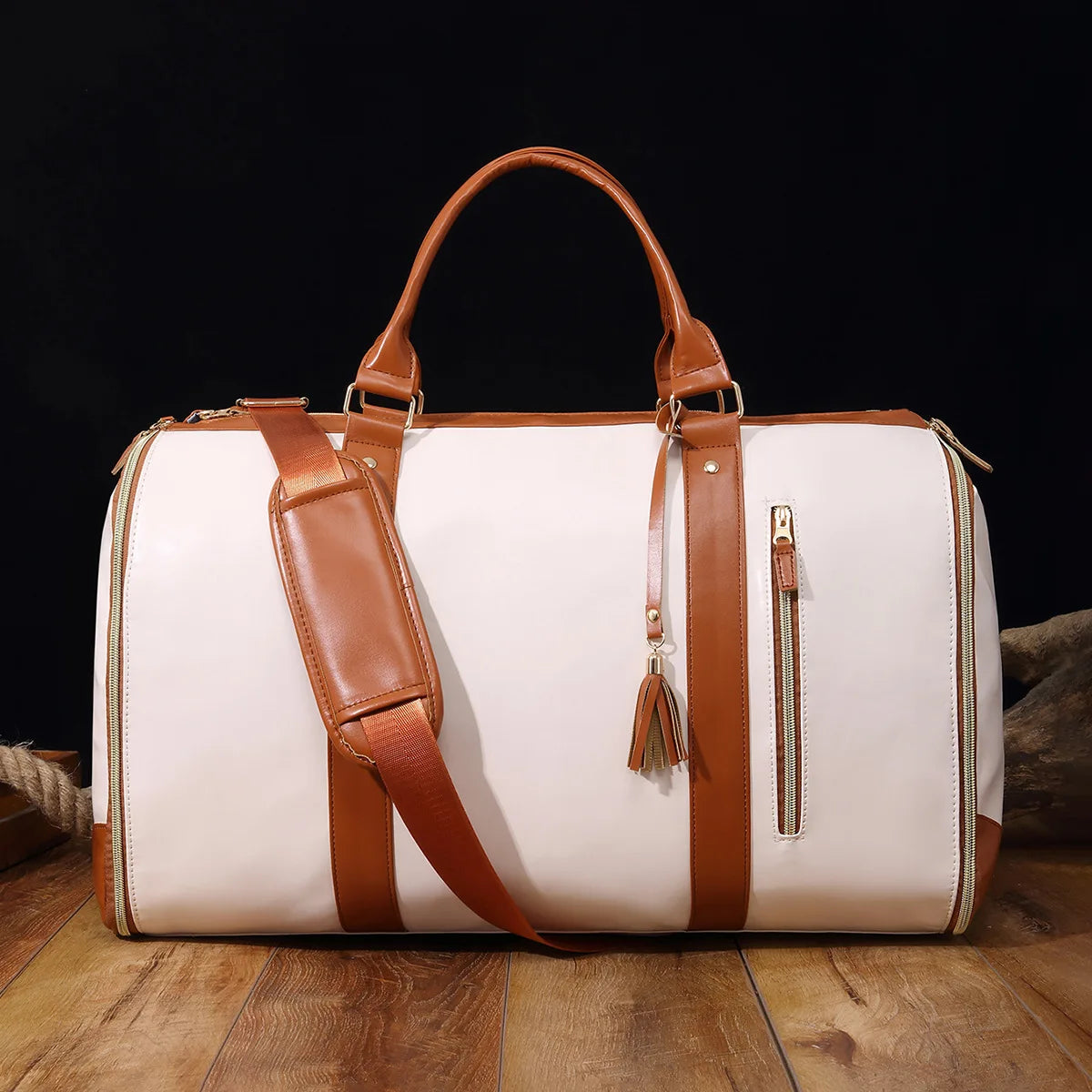 Sac weekend femme de voyage luxueux et pliable Noir A / OFFERTE-Bleu / OFFERTE-Noir / OFFERTE-Beige / OFFERTE-Rose / OFFERTE-ShopGET® 