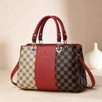 Sac cabas femme luxe Noir-Marron-Jaune-Burgundy-ShopGET® 