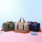 Cabas sac weekend femme Pourpre-Gris-Kaki-Vert-Noir-Bleu-ShopGET® 