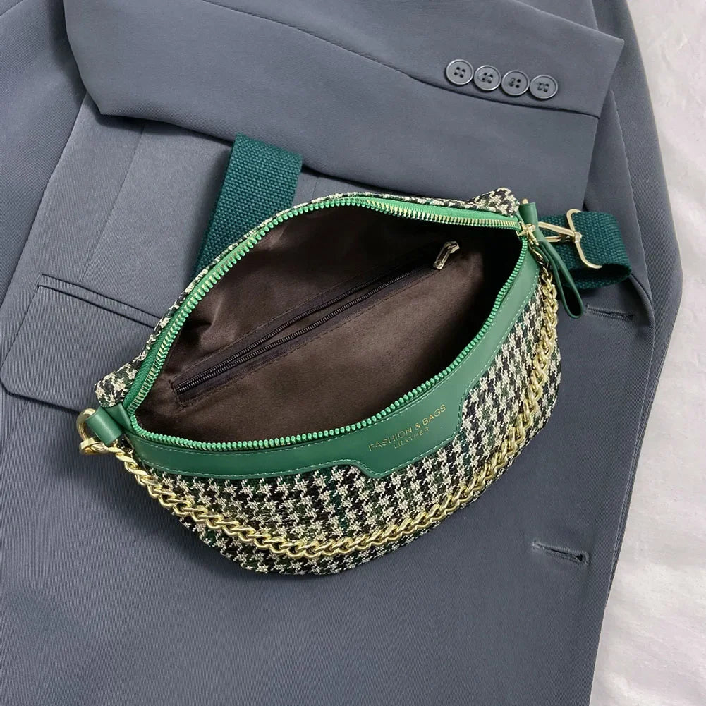 sac banane femme tendance grand capacité à chaine