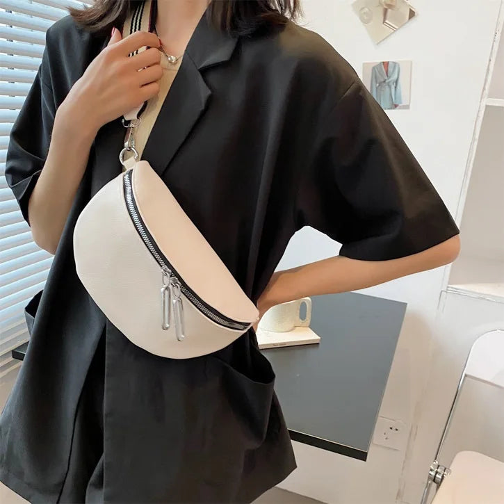 Sac banane blanc pour femme - ShopGET®