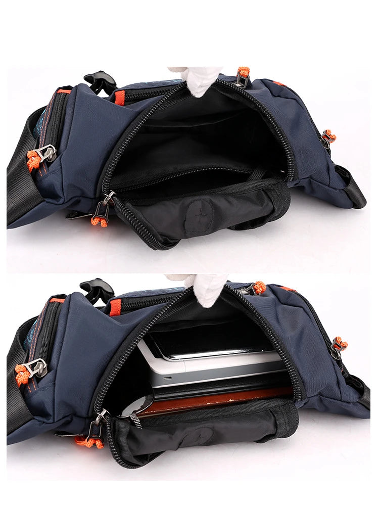 Sac banane tissu pour homme