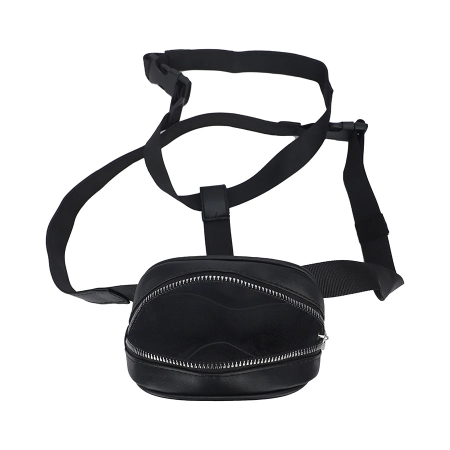 Sac banane en cuir femme moto