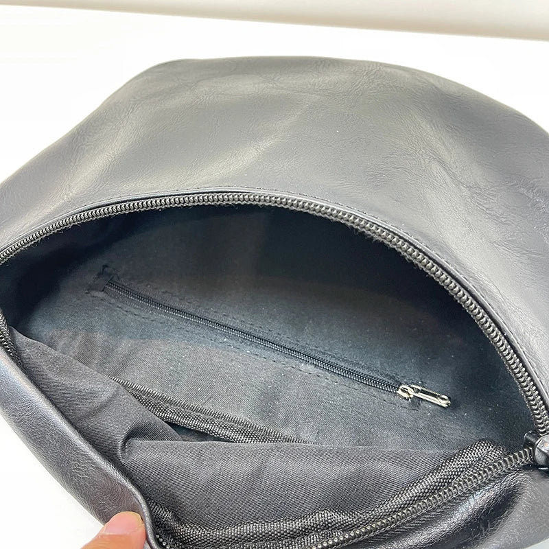 Sac banane en cuir pour épaule et ceinture