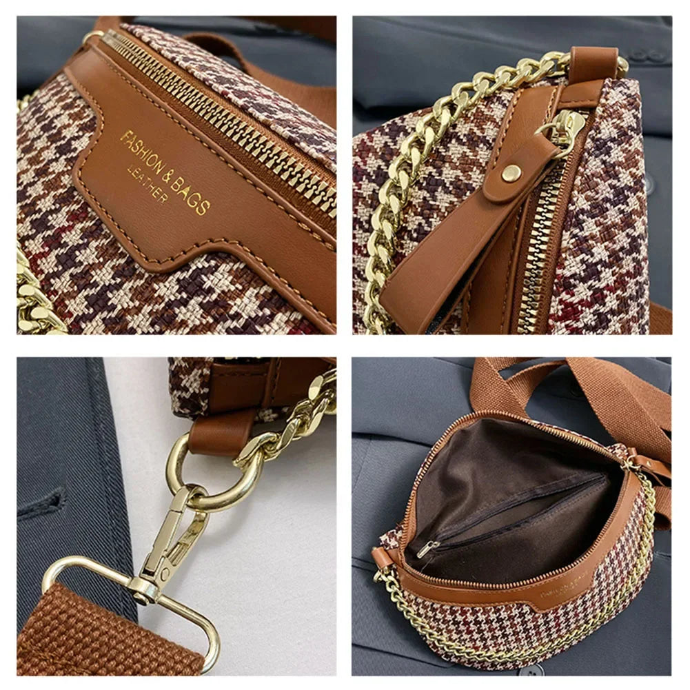 sac banane femme tendance grand capacité à chaine