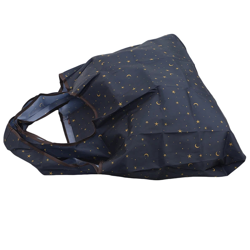 Grand sac cabas courses Bleu-Noir-ShopGET® 