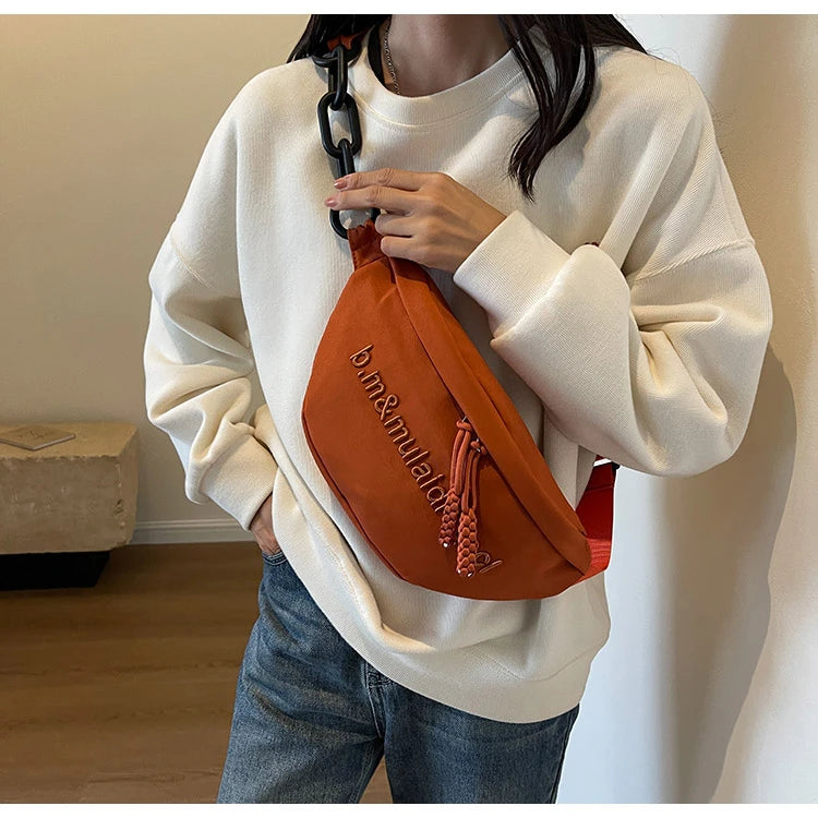 Sac banane rouge pour femme - ShopGET®