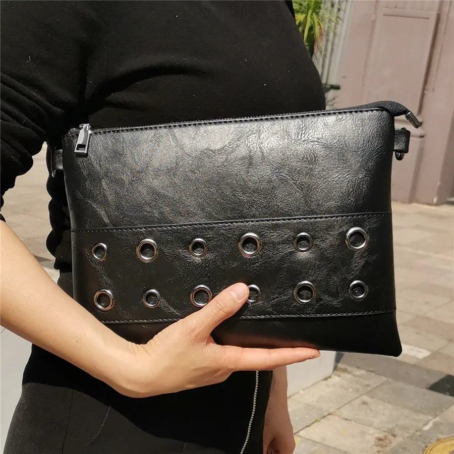 Sac à main pochette femme Noir / 29X22X2cm-Marron / 29X22X2cm-ShopGET® 