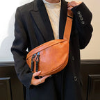 Sac banane en cuir souple original