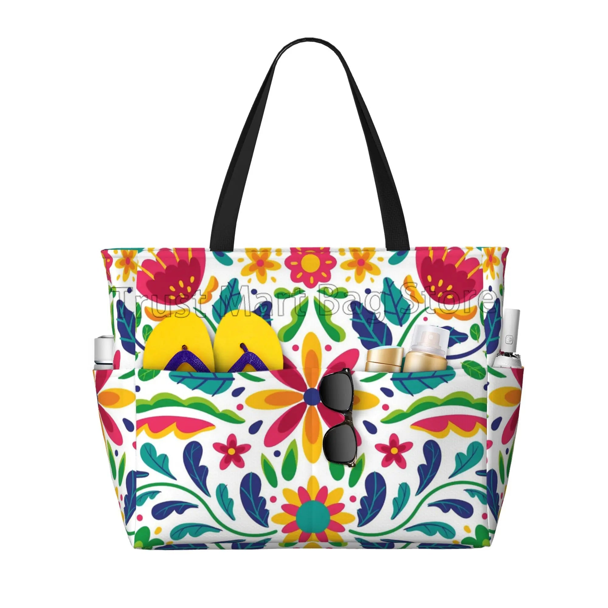Sac Cabas Mexican Flower - ShopGET®