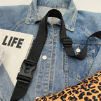 Sac banane léopard anti-vol en toile