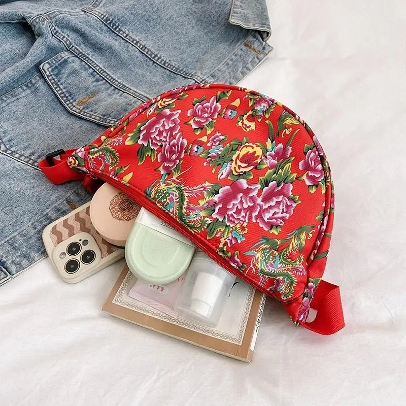 Mini sac banane floral pour femme - ShopGET®