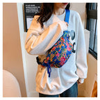 Sac banane voyage floral pour femme - ShopGET®